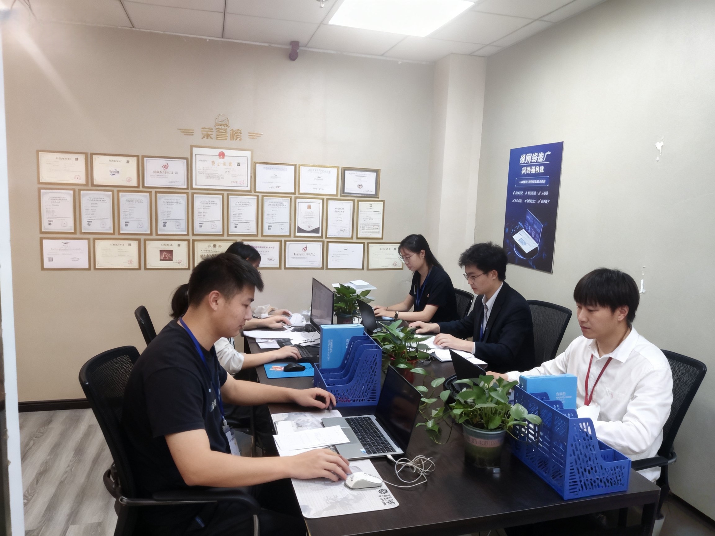 网推传媒公司内部实拍环境